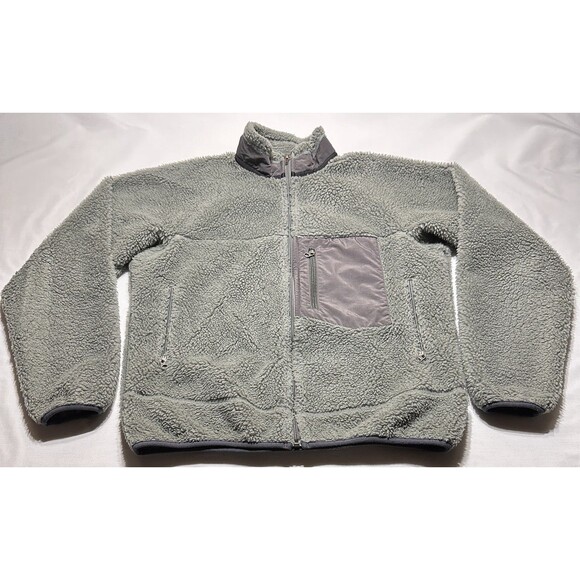 Patagonia Classic Retro-X Deep Pile Fleece Jacket Gray Mens Medium 23055 - Picture 1 of 9